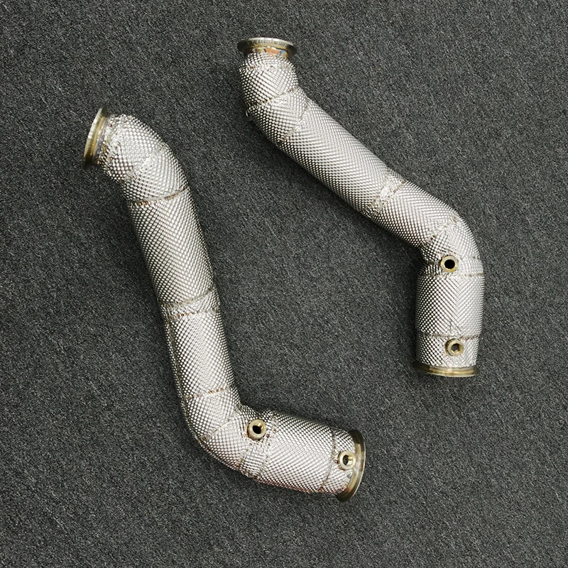 ACE High-Flow Exhaust Downpipe for McLaren GT 4.0T 2019-2023 with Heat Shield