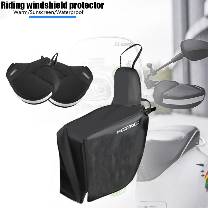 Autumn winter Motorcycle Scooters Leg Cover Knee Blanket Warmer Apron or Gloves For Yamaha Honda Wait General Biking equipment