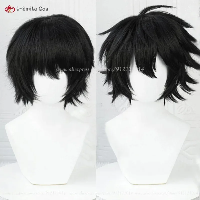 

Vivi 2025 Аниме L Lawliet Косплей Парик 30 см Короткие Черные L Термостойкие Синтетические Волосы Хэллоуин Вечеринка L Misa Amane Парики +