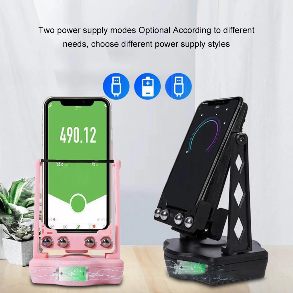 

Desk Automatic Swing Shake Phone Safety Wiggler Bracket Device Record Motion Brush Step Support Stand Pedometer Holder Accessor