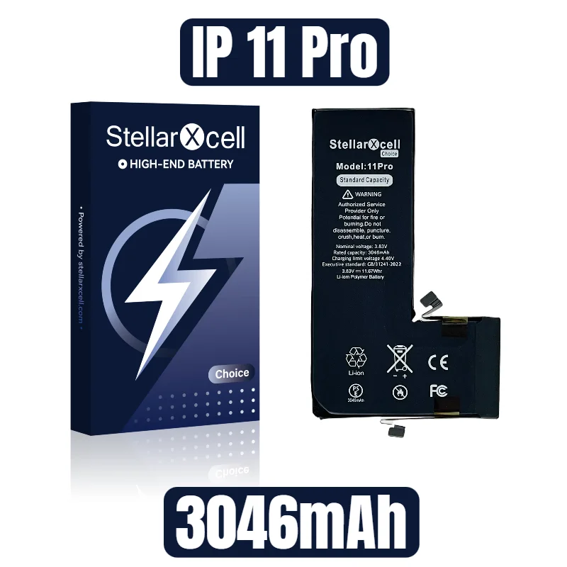 StellarXcell Choice Batterij voor iPhone Batterij IPse3 11 12 13 14 15 plus pro mini promax 100% Originele Kwaliteit Originele capaciteit
