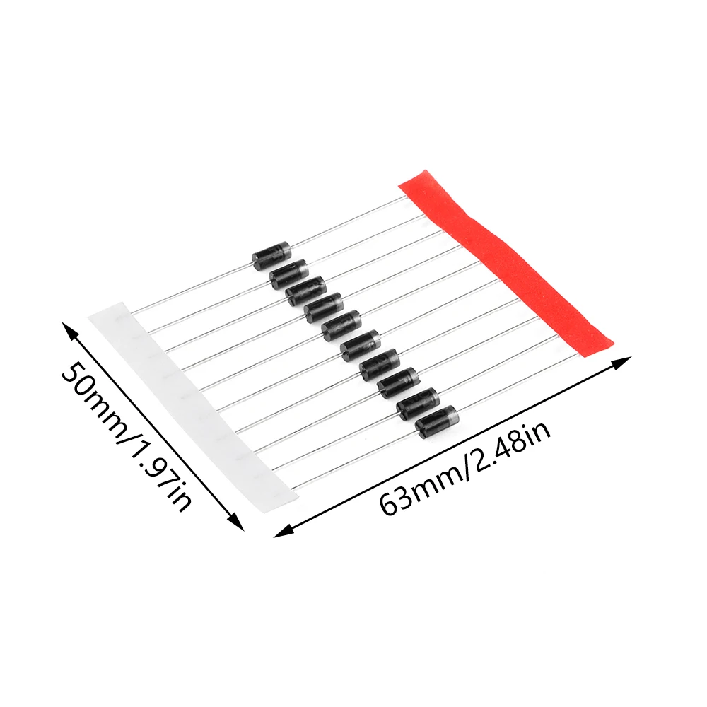 100pcs 8 Value Diode Rectifier Diodes Kit 1N4148 1N4007 1N5819 1N5399 1N5408 1N5822 FR107 FR207 Fast Switching Diode Kits
