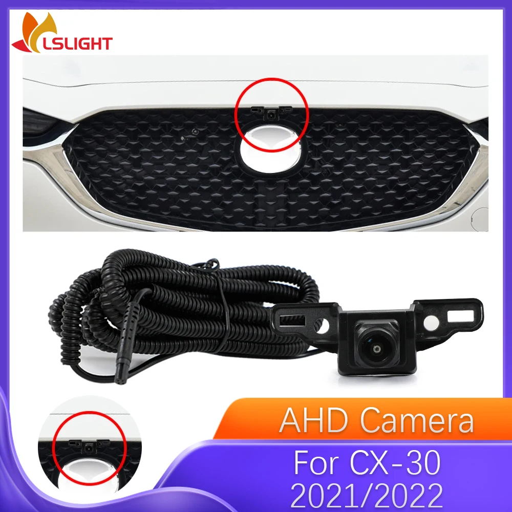 

Car Front View Camera For Mazda 2021 2022 CX-30 OEM HD Night Vision Fisheye Wide Angle 150°Camera Parking Surveillance