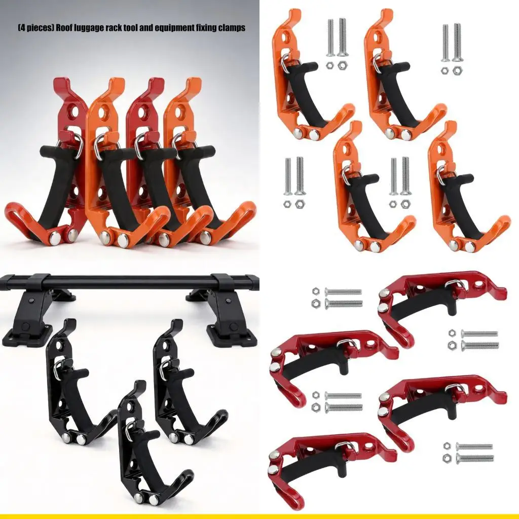 

SZCH Alloy Tool Holder Car Roof Rack for Vehicle Roof Rack Keep Gear Organized