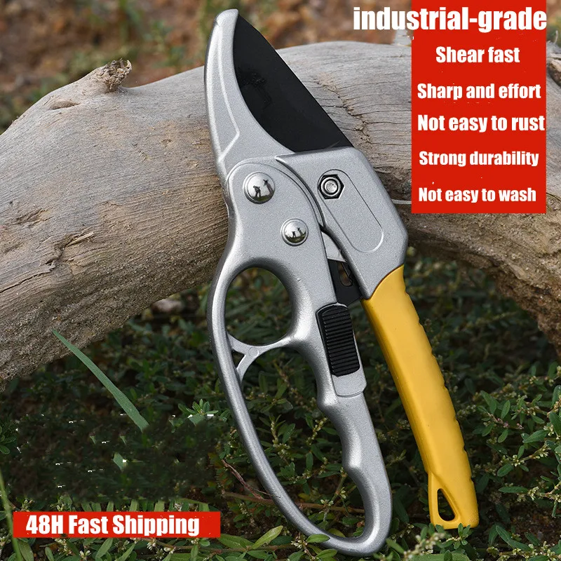 Universal Garden Pruning Shears Cutter High Carbon Steel Gardening Plant Scissor Branch Pruner Trimmer Tools New