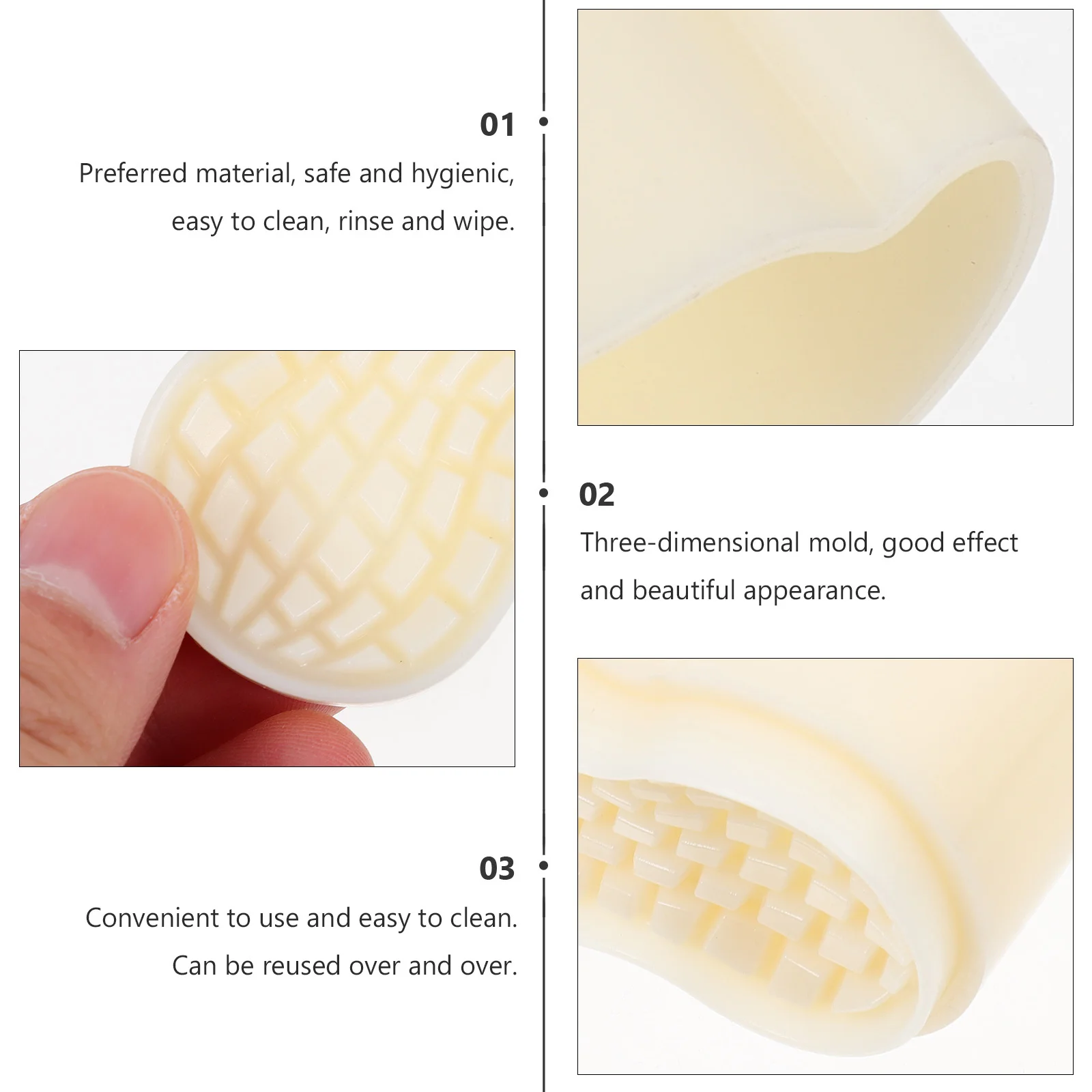 

Mooncake Molds Hand Press Tool Baking Mold Mid Autumn Festival Supplies Easy Clean Reuse Chinese Traditional Dessert Maker