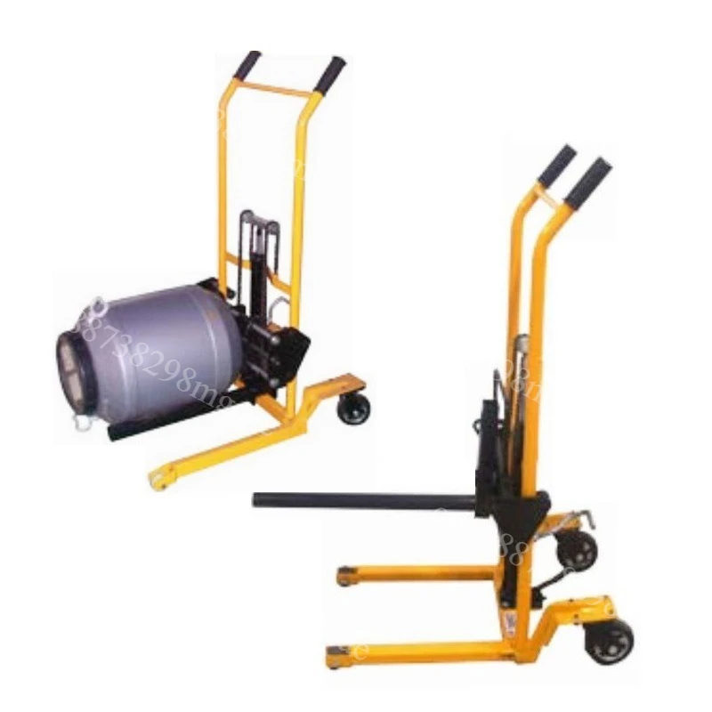 Manual hydraulic pallet stacker 200kg capacity household/factory/warehouse small lifting equipment miniature scissor forklift