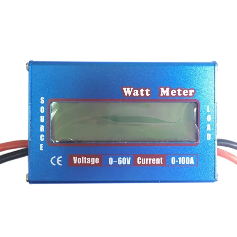 DC 60V 100A WATT Solar Wind Analyzer LCD Digital Current Energy Meter DC Power Analyser 1 Pcs