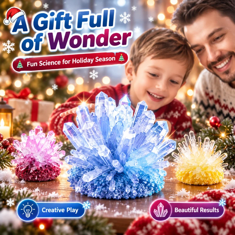 Kids Education Allowance - DIY Crystal Growing Science Experiment Kit
