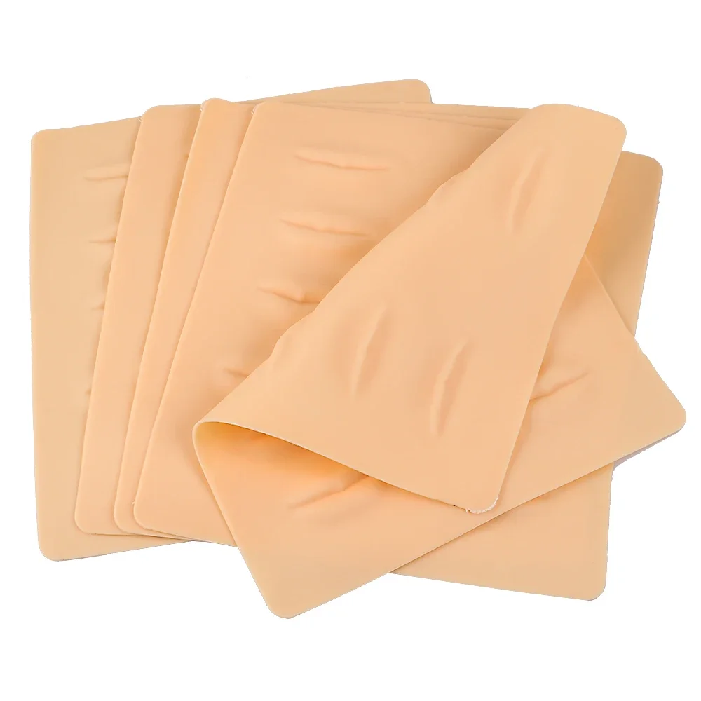 1pcs Microblading Practice Skin Lip Thicken Permannet Makeup Tattoo 3D Artificial Leather Soft Silicone Bleaching Imitation