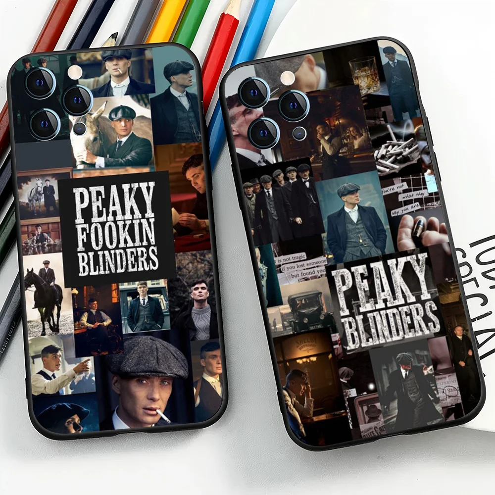 Peaky Movie B-B-Blinders Phone Case Silicone Soft For IPhone 16 15 14 13 12 11 X XR Plus Pro Max Plus