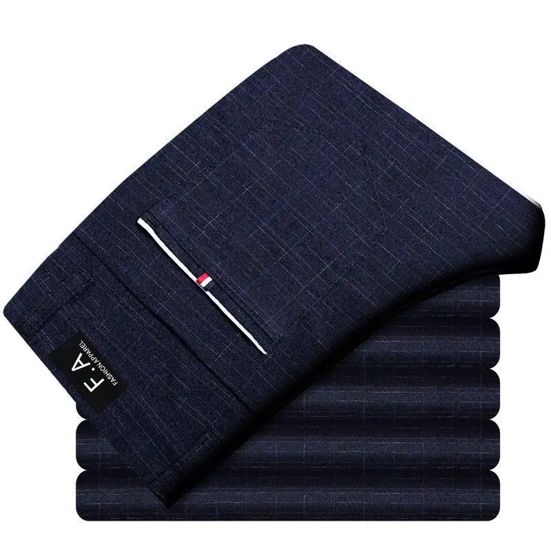 Invisible Open-crotch Pants Autumn New Slim-fitting Long Pants Men's Casual Pants New Business Trousers Dating Sex Free