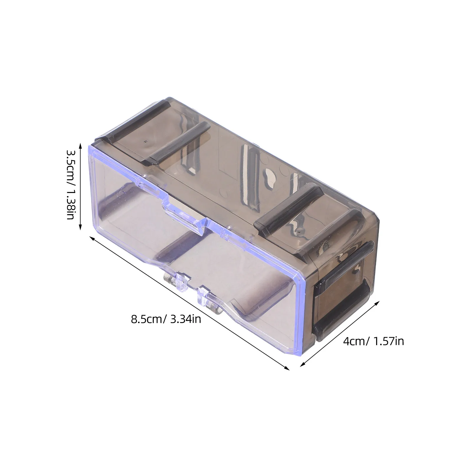 20pcs Car Display Box Clear 1/64 Scale Car Storage Organizer Stackable Transparent Case For Collectors Desk Shelf