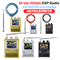DP-666 TEF6686 Radio High Sensitivity Full Band FM AM Short Wave Radio with LCD Display High Sensitivity DSP Receiver  ﻿