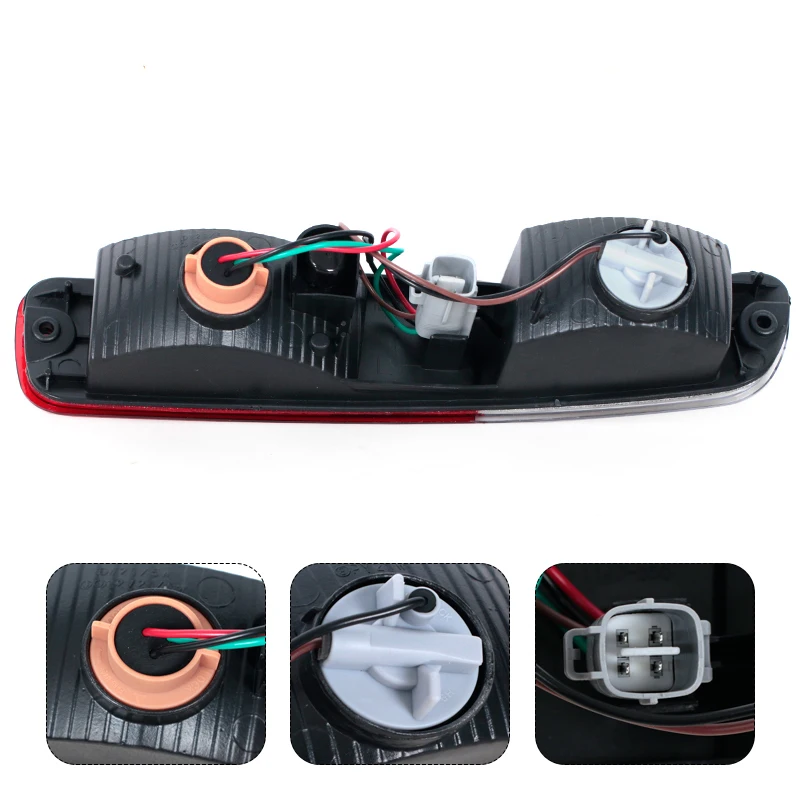 

Rear Bumper Light Tail Light Reflector Signal Lamp For Mitsubishi Pajero Montero V73 V75 V77 2003 2004 2005 2006 2007 With Bulb