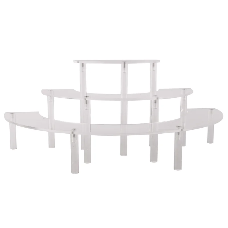 

M-Modern-Transparent Removable Acrylic Cake Display Stand For Party Round Cupcake Holder Bakeware Wedding Birthday Party Decorat
