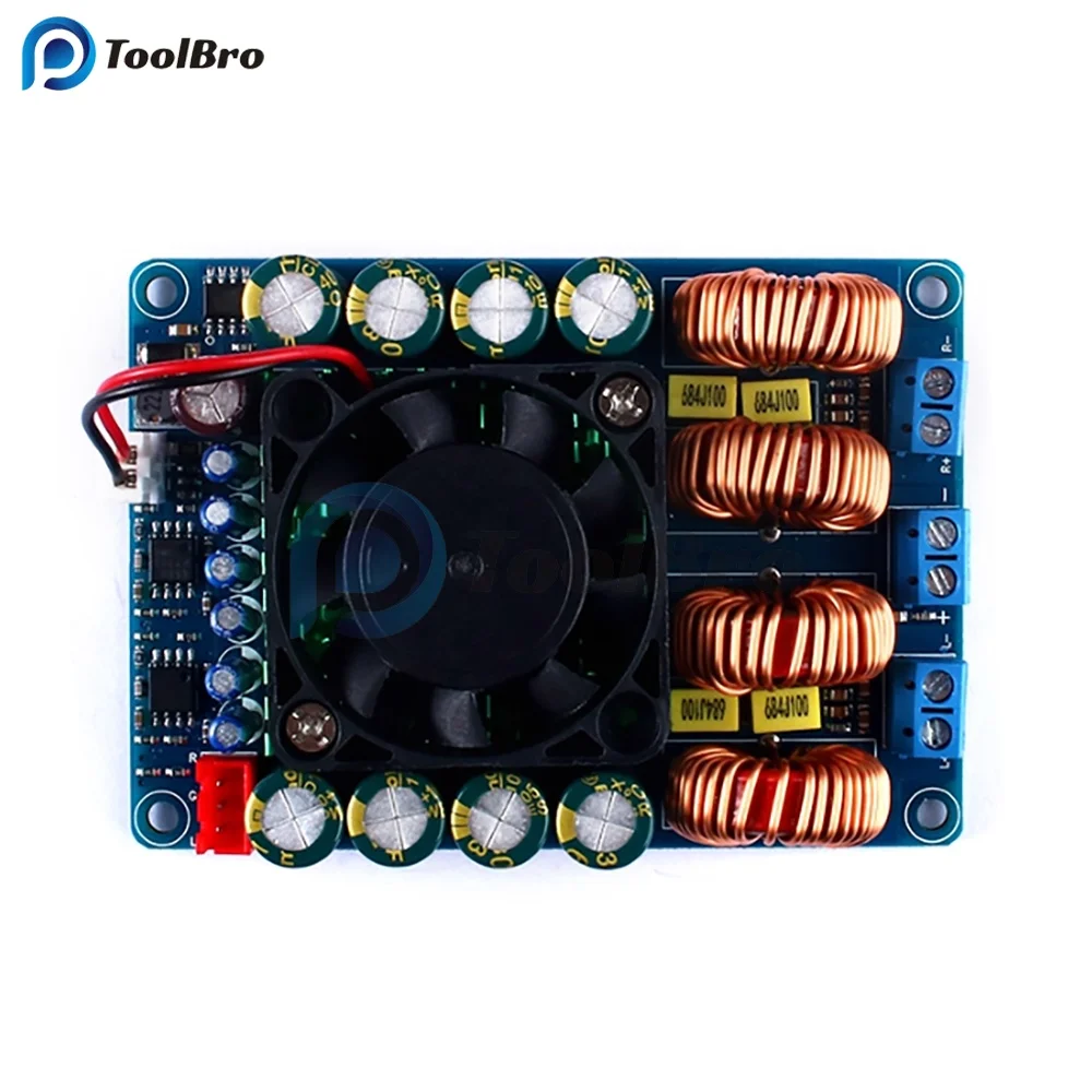 

300 Вт + 300 Вт двухканальный TAS5630 стерео цифровой Hi-Fi усилитель мощности класса D плата постоянного тока 20-50 В 20 Гц-20 кГц для автомобильного динамика сабвуфера