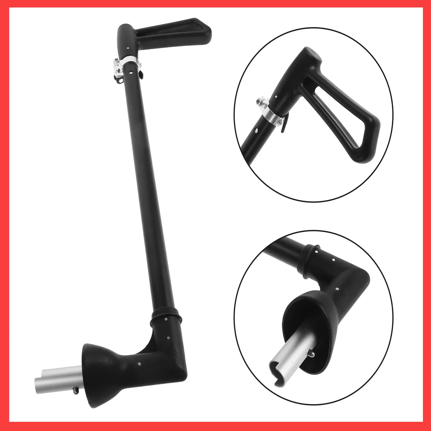 Haste de scooter empurrador alça para carro crianças carrinho pano acessórios do bebê substituição criança acessório conector pára-choques