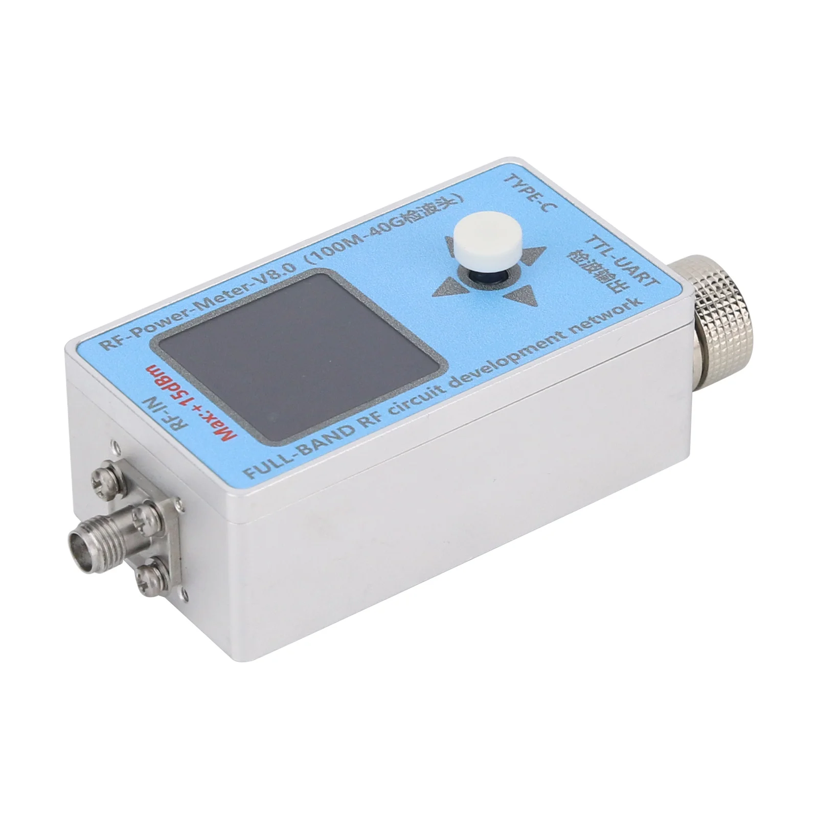 V8.0 RF السلطة متر 40 جيجا هرتز فائقة واسعة النطاق الميكروويف RF السلطة متر TFT شاشة عرض مع كابل نوع C