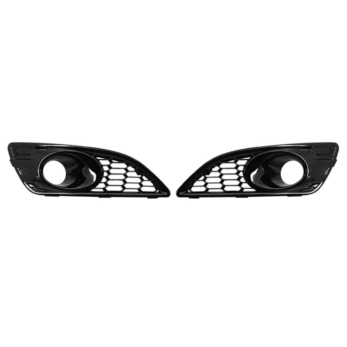 Automotive Perforated Fog Lamp Cover Honeycomb Mesh Grille for Ford Fiesta 2013-2017 C1BB15A298AA C1BB15A299AA