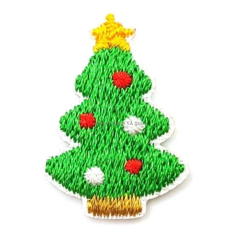 15Pcs Snowman Sew on Patch Applique for Xmas Festival Party Cloth Hat DIY Decor