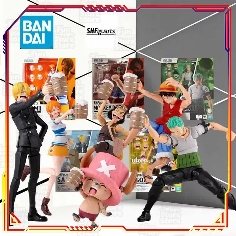 Bandai S.H.Figuarts Monkey D. Luffy One Piece Dawn of Adventure 145mm Action Figure Collectible Model Toy for Anime Fans
