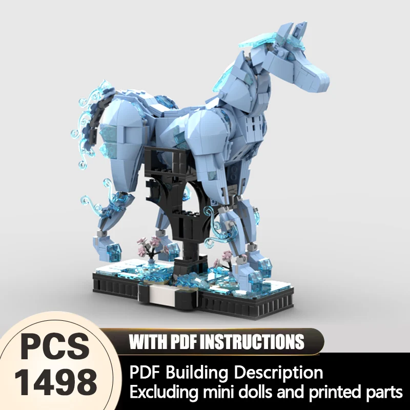 Creators Animal Series Model MOC Building Bricks Patronus Horse Modular Technology Gifts Holiday Assemble Children Toys Suit