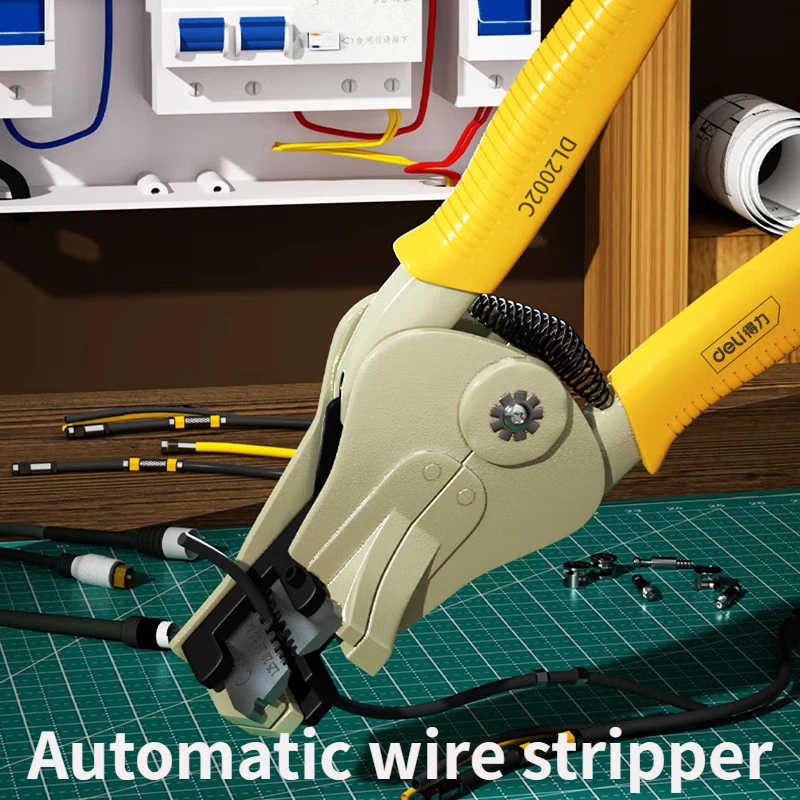 

Automatic wire stripper Multifunctional electrician wire stripper Pressing and cutting pliers Special for cable 1.25-8mm ² tool