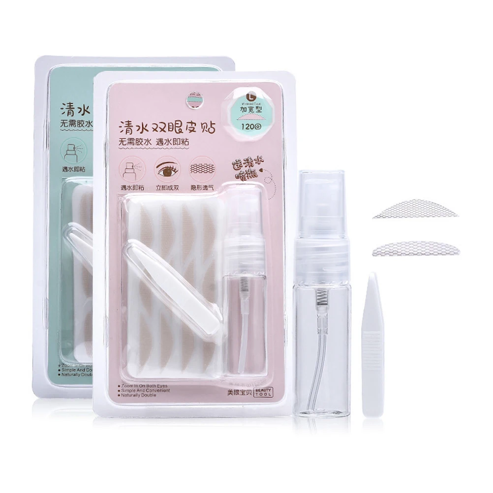 

Double Eyelid Sticker Adhesive Strips Patch Tapes Lace Traceless Women Natural Thin Light Invisible Easy Apply Remove Beauty