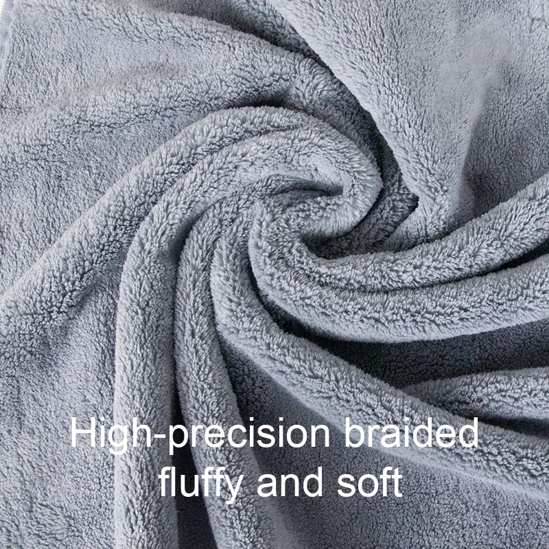 SEAMETAL 3/1pcs Car Microfiber Towel 800GSM Super Absorption Car Cleaning Hemming Cloth Auto Wash Drying Towels Detailing Rags