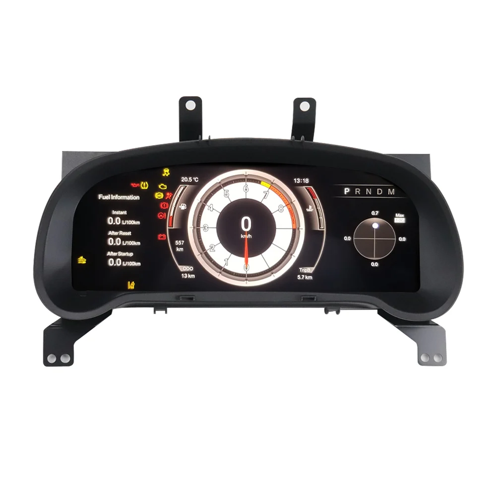 12.3 Inch Digital Cluster for RX 2018-2021 Car LCD Dashboard Instrument Speedometer Multimedia Player Virtual Cockpit