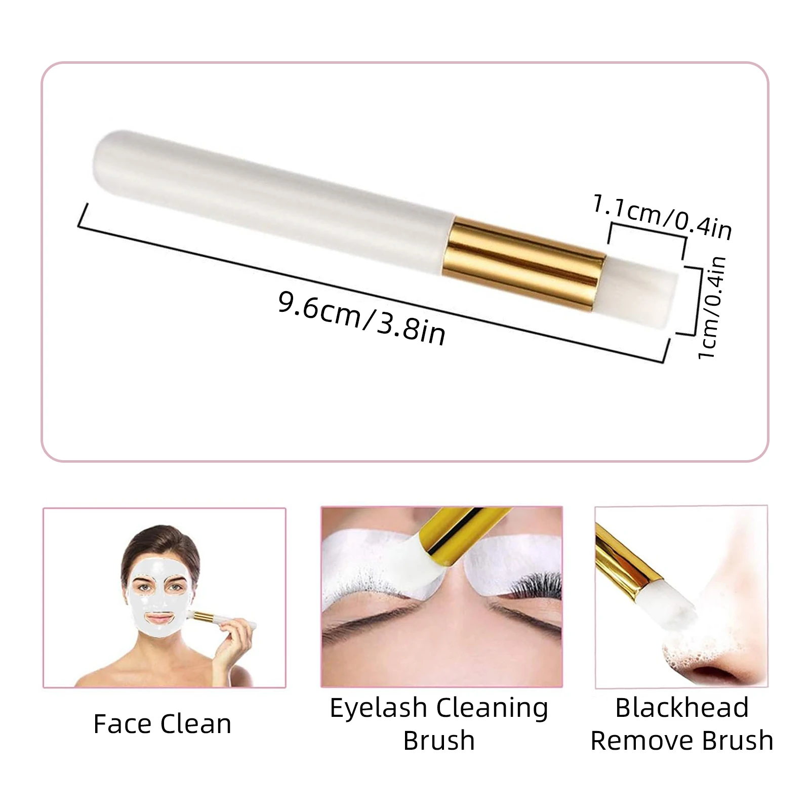 Empty Pump Bottle Mascara Wands Eyelash Brush Extension Makeup Tool Travel Foam Dispenser Bottle Plastic Cleanser Soap Care