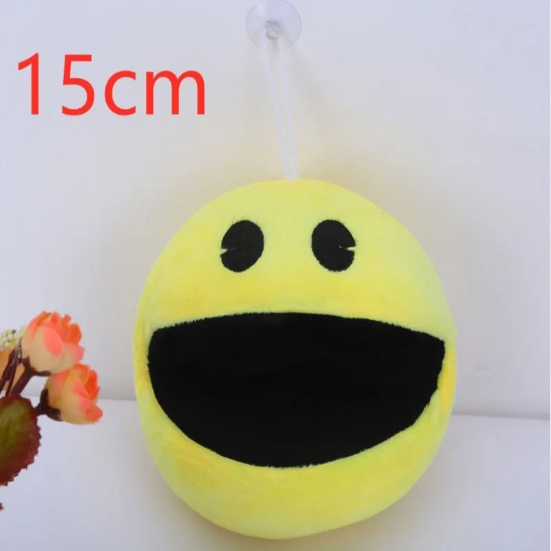 15cm Kawaii Cartoon Pac-man słodkie Hobby zabawka gra peryferyjna miękkie lalki wystrój pokoju dla dzieci prezent urodzinowy