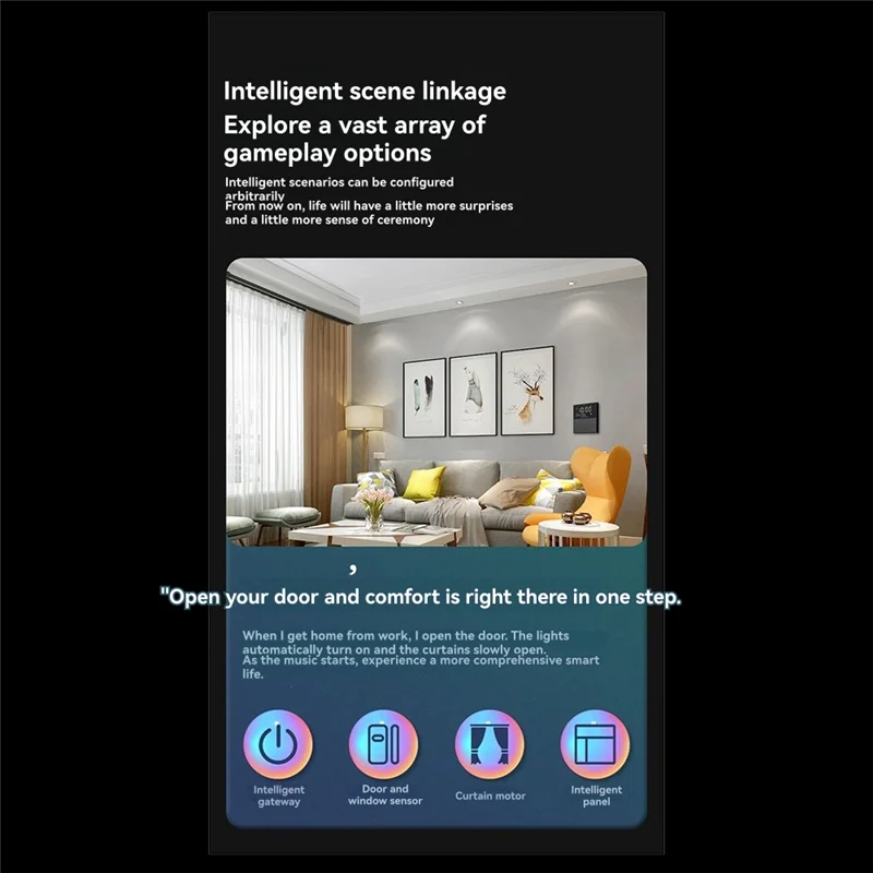 ABSQ-Tuya Little Smart Spirit 2-قناة مفاتيح 2-قناة التحكم في منطقة المشهد لوحة التحكم الصوتي واي فاي 2.4G + الأشعة تحت الحمراء