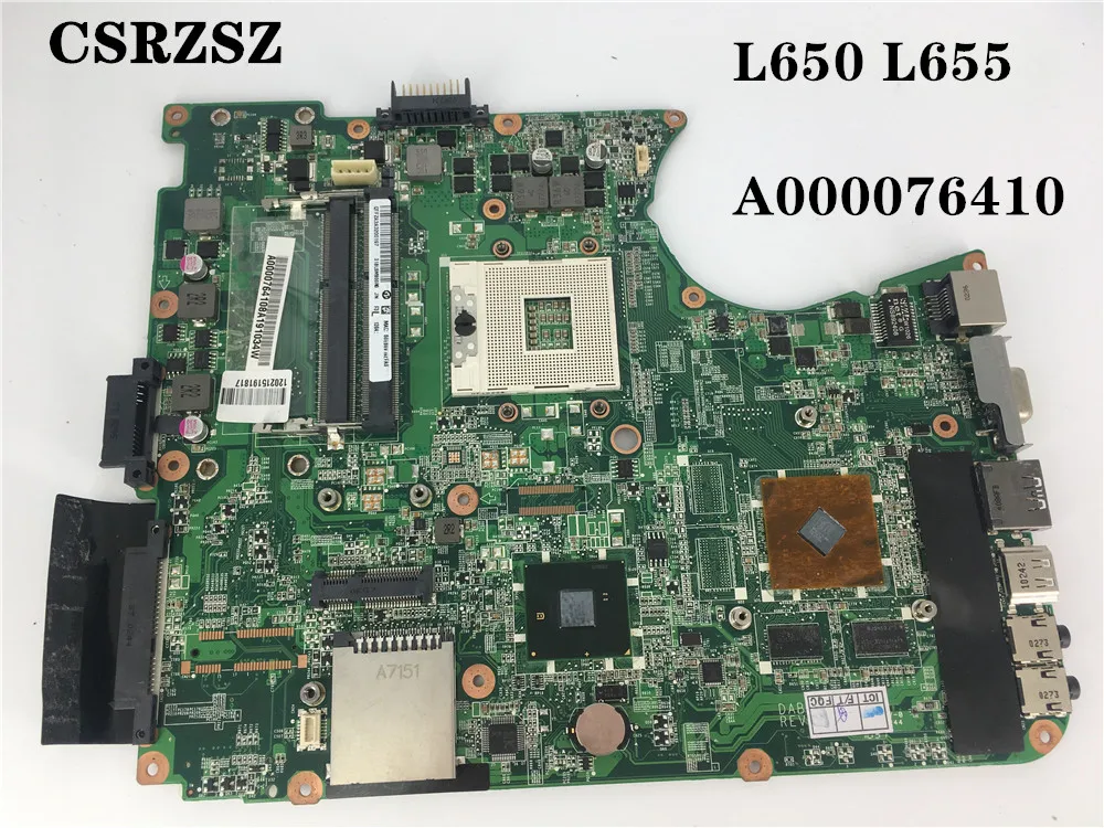 Imagem -01 - Mainboard para Toshiba Satellite L650 L655 Dabl6dmb8f0 Teste 100 Boa Qualidade mainboard para toshiba satellite l650 l655 dabl6dmb8f0 teste 100 boa qualidade 01