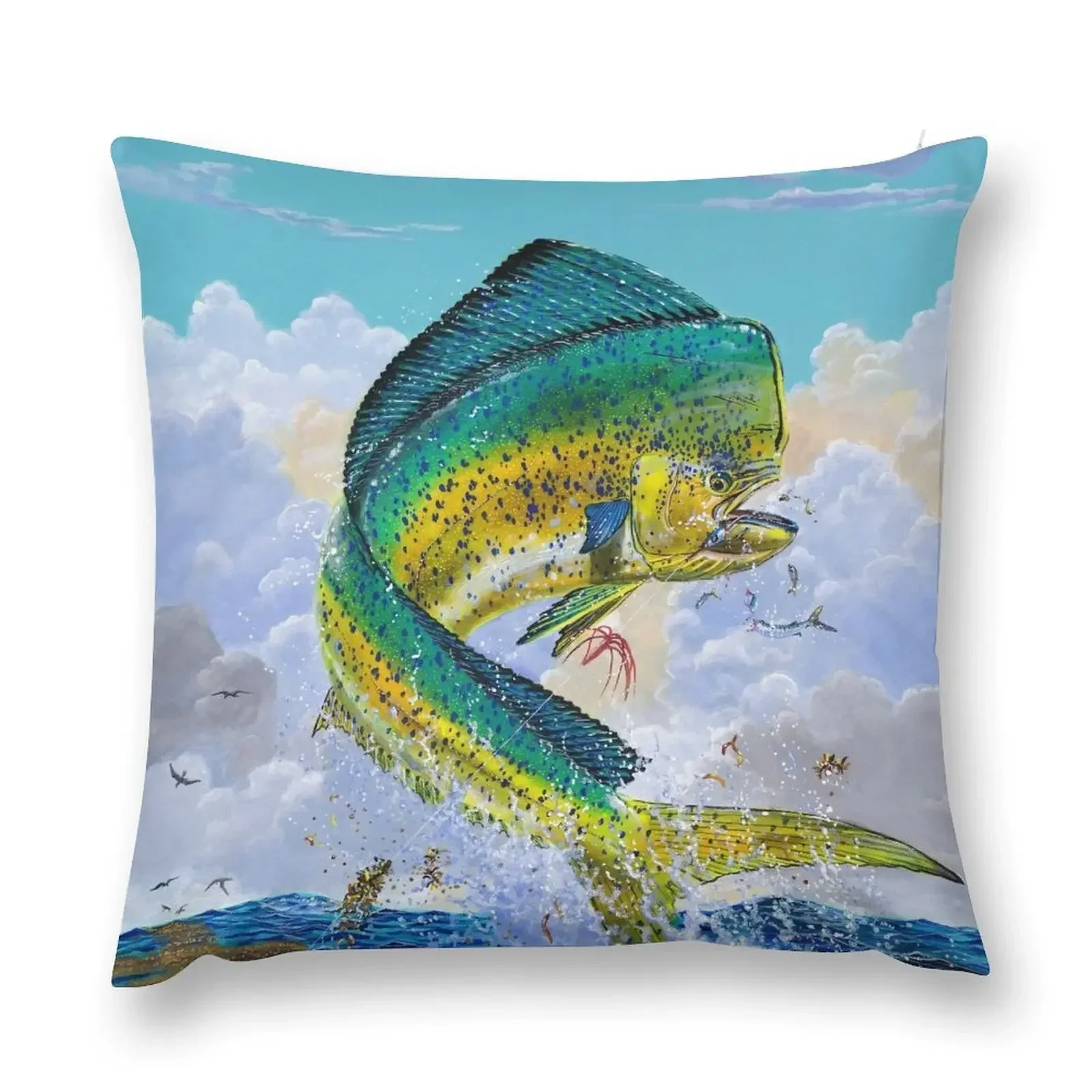 Mahi Hook Up Throw Pillow Pillowcases Room decorating items Sitting Cushion Christmas Pillow Cases pillow