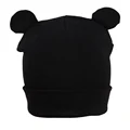 black ear cap