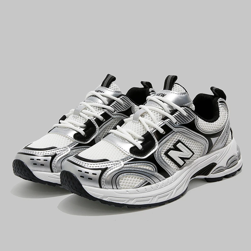 

Teenagers Shock Absorption Basketball Shoes for Men Sports Sneakers - Breathable Mesh Trainers Women Running Shoes Free Shipping