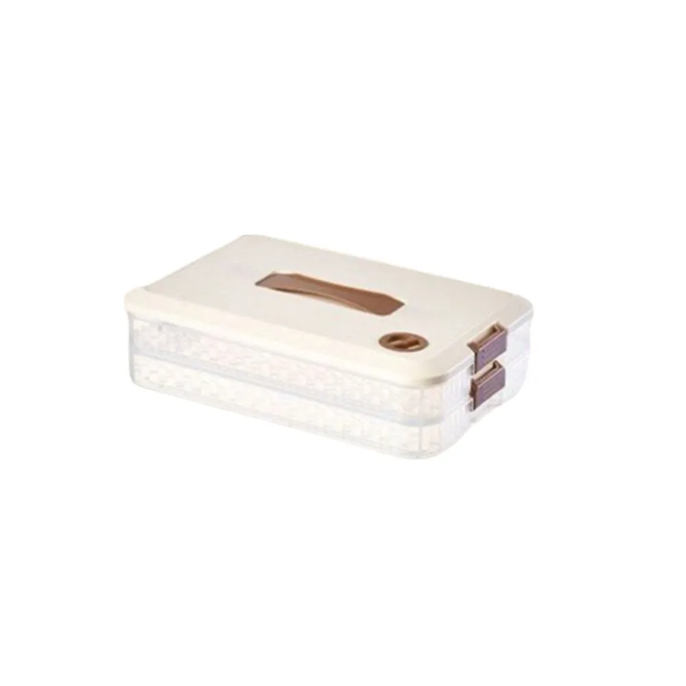 Multi-Layer Dumpling Storage Box Large Capacity 1/2/3/4/5 Layers Refrigerator Box Fresh Keeping Food Storage Container