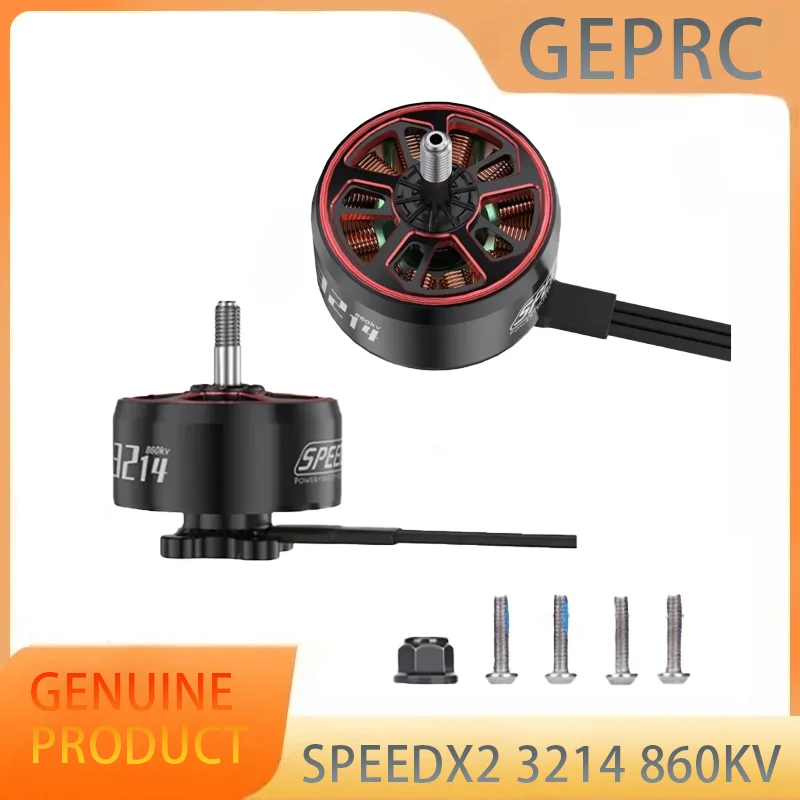 

GEPRC SPEEDX2 3214 860KV Двигатель 9-10 дюймов Дрон FPV дальнего действия 6S Бесщеточный двигатель FPV Мультикоптер Гоночный дрон DIY ЧАСТЬ RC Запчасти
