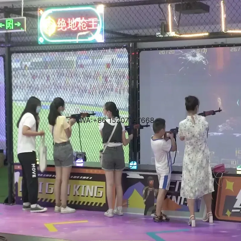 Wmwmnu Interactive Projection Shooting Game for Indoor Sports Training Amusement Parks and Family Entertainment Venues - view 4