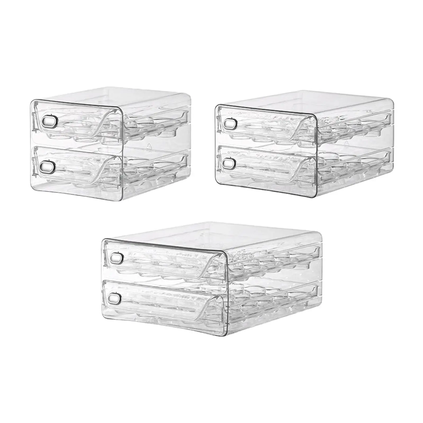 Egg Holder for Refrigerator Egg Storage Container for Cabinet Kitchen