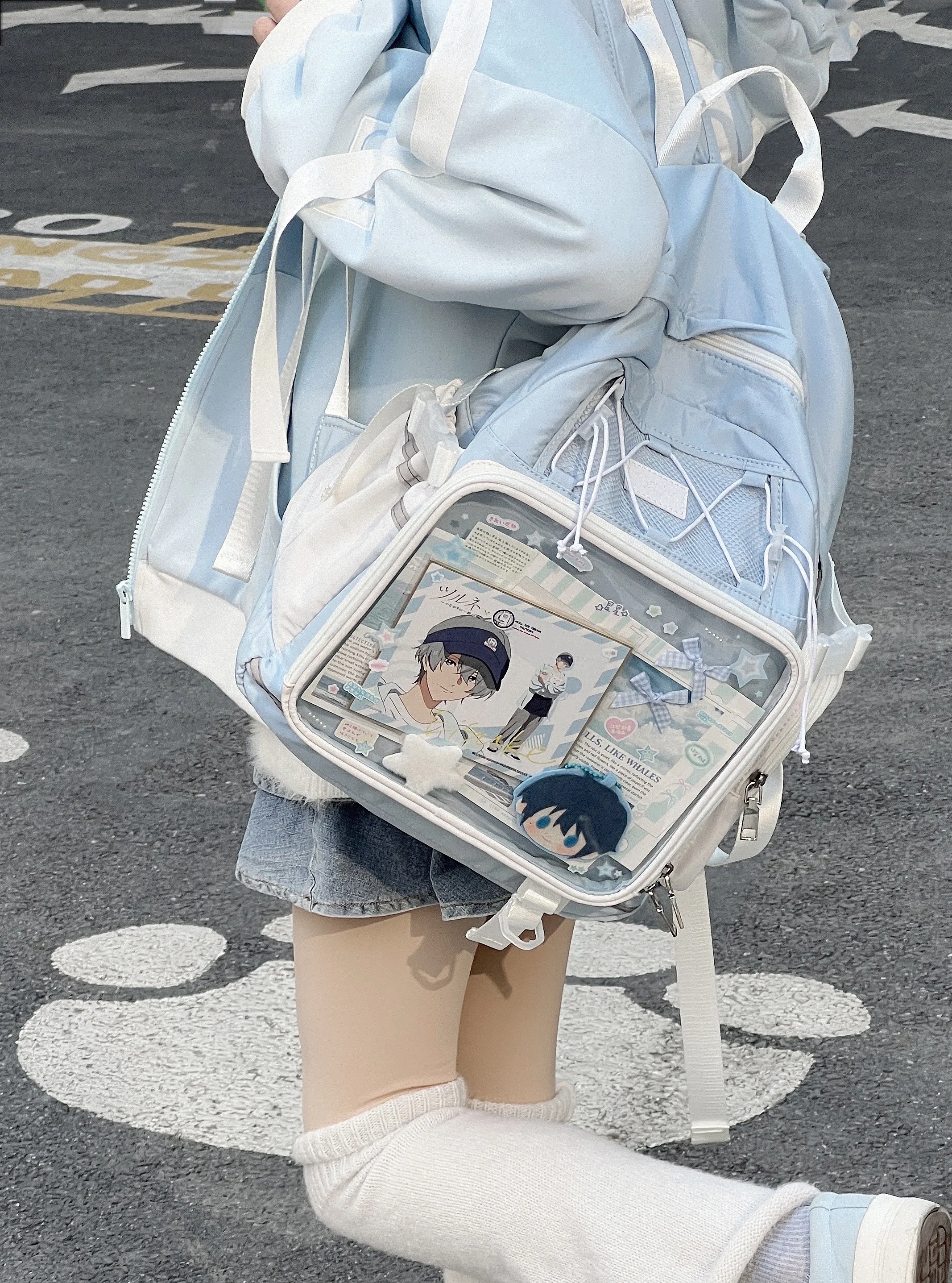 Original Y2k Large Capacity School Bag Itabag Student Daily Using Backpack Multi Pockets Bags for Woman Practical Sac Femme