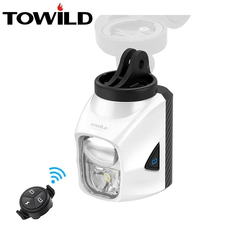 

Towild DL1700 Under Mounted Bicycle Lights 4000mAh Battery Charging Discharging Bike Front Lights with Wireless Remote Control