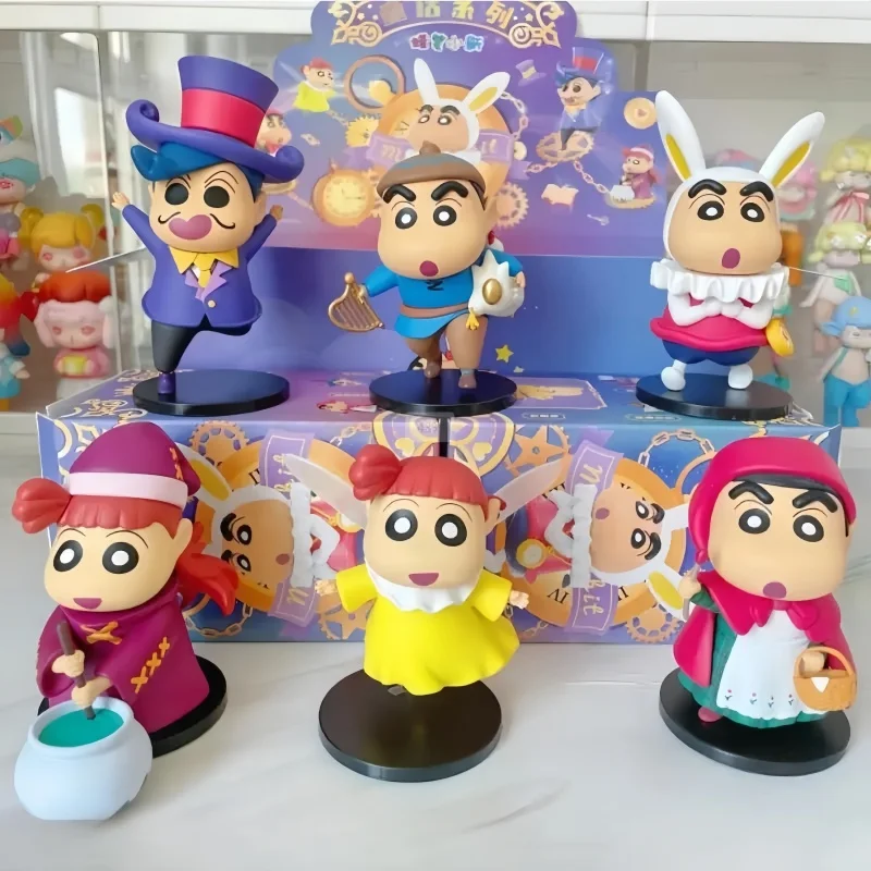 

52TOYS Crayon Shin Chan Fairy Tale слепая коробка | Симпатичная аниме-периферийная фигурка ручной работы, автомобильное настольное украшение, подарок