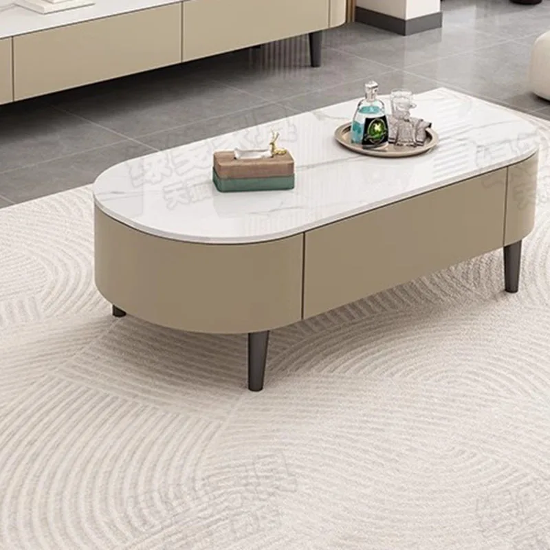 

Standing Storage Coffee Table Space Saving Clear Relaxing Aesthetic Side Table Vintage Mesa Auxiliar Lounge Suite Furniture