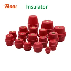 10pcs Red Resin SM High and Low Voltage Zero Line Row Post Insulator High Strength Insulator for Distribution Box Eletrico