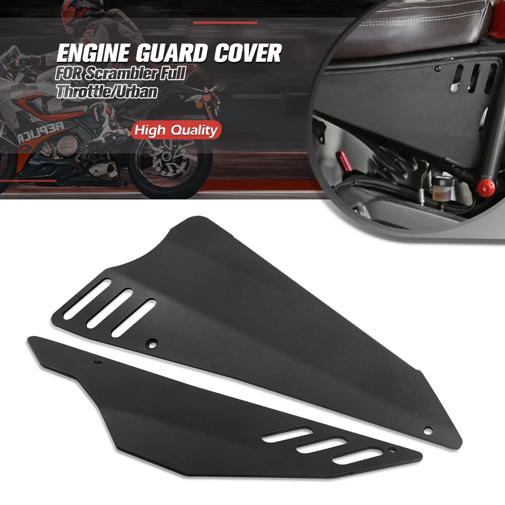 FOR Ducati Scrambler Full Throttle/Urban Enduro/Sixty/Classic/Flat Track Engine Guard Cover And Protector Crap Flap Motorcycle