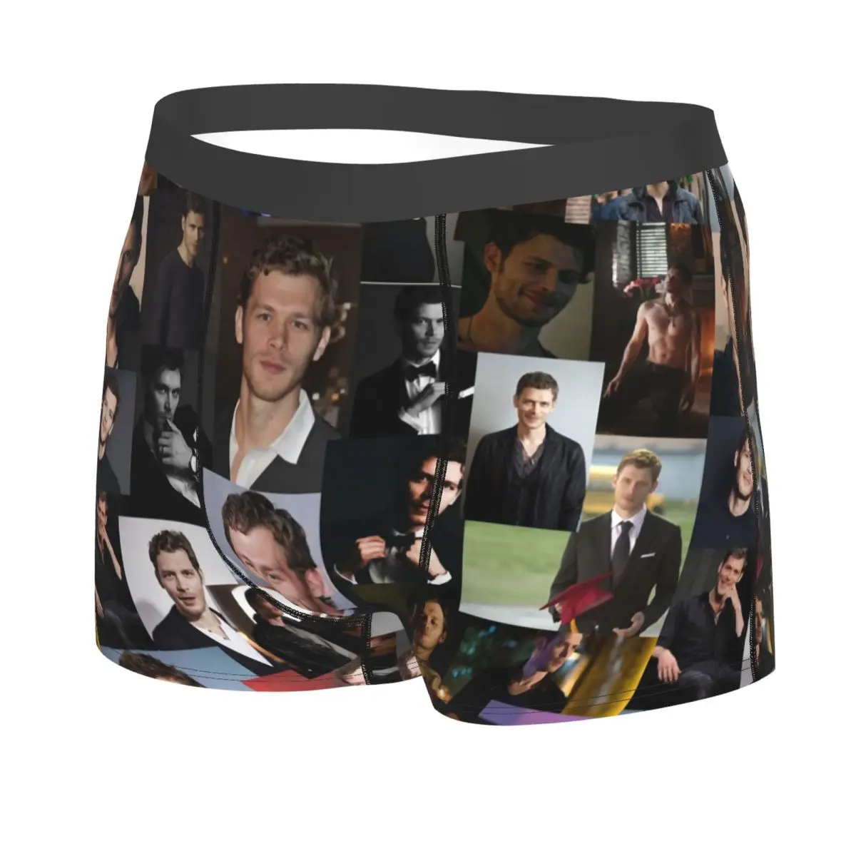 Custom The Vampire Diaries Underwear Men Sexy Print Damon Salvatore Boxer Shorts Panties