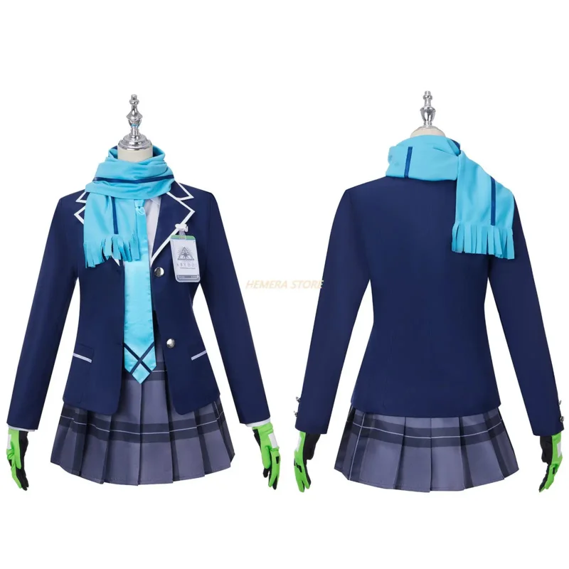 Anime blu Archivio sunaookami Shiroko Kuromi Serika Takanashi homino Natsume Iroha costume cosplay per le donne uniforme Halloween